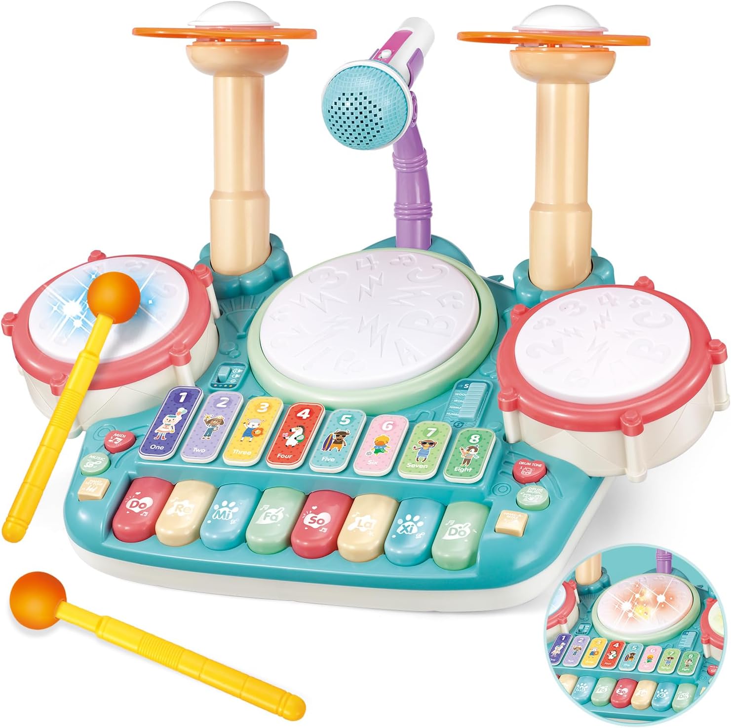 音楽おもちゃ 子供 多機能 ピアノ・鍵盤楽器の玩具 子ども 