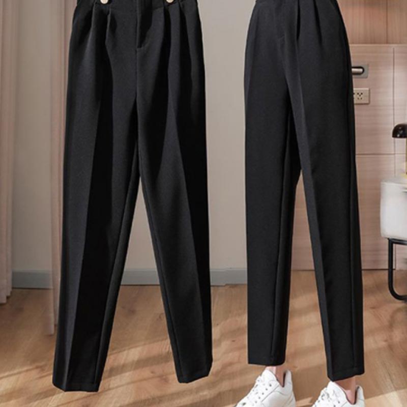レディース テーパードパンツ ロング丈 クロップドパンツ ストレッチパンツ パンツ ブラック 9分丈 仕事 テーパード 九分丈 黒 美脚パンツ ストレッチ 仕事用パンツ 美脚デニム sirius01234-10025734 紫金蓮楽天市場店 サンプル画像3