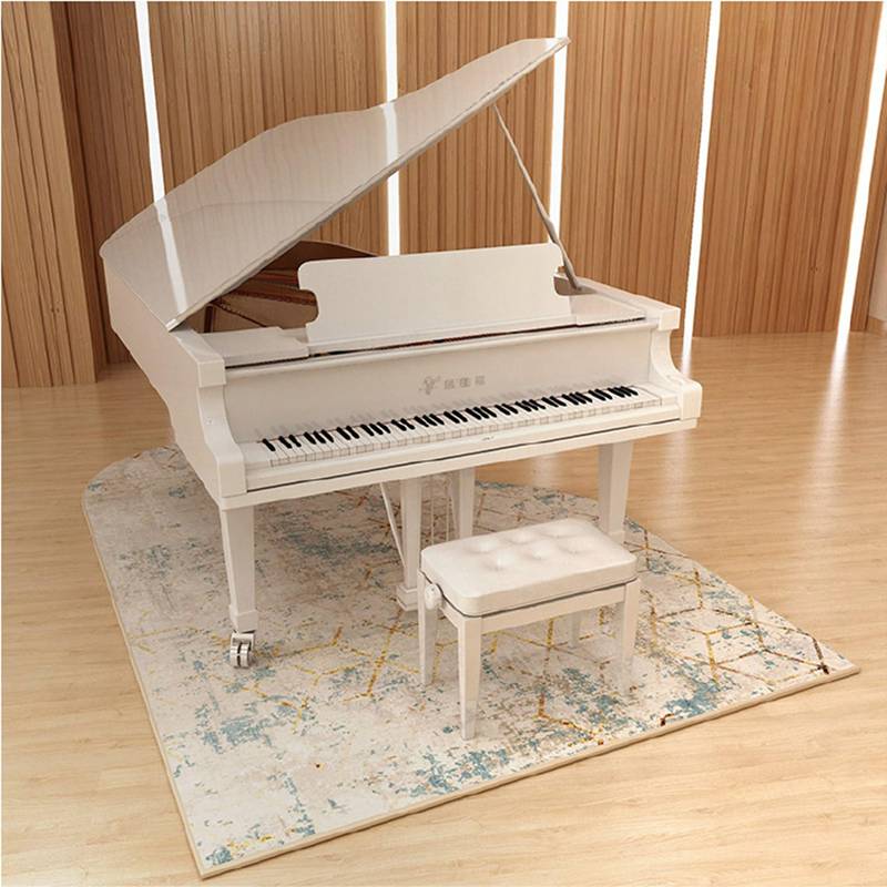 グランドピアノ用防音ラグ 異型 騒音対策 大判 カーペット 床保護 160×180cm フロアマット 防滑 安定性 敷物 電子ピアノマット 防潮 防ダニ 衝撃吸収 遮音 家庭教 ホール リビングルーム sirius01234-10025331 紫金蓮楽天市場店 サンプル画像2