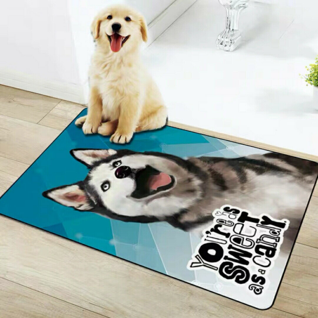 シリウス 楽天市場店 新生活用品 ラグマット リビングマット 玄関マット お風呂マット 犬柄雑貨 イヌ　ワンちゃん