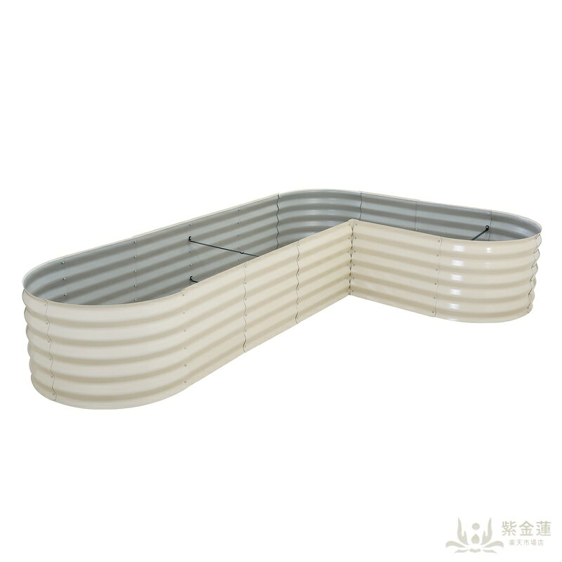 カテゴリ 紫金蓮楽天市場へようこそ！ご愛顧いただきありがとうございます 商品特徴 ◎01 お庭やベランダの限られたスペースを、もっと有効に、もっと心地よく使えたら——そんな想いから生まれた、L字型ガーデンベッド。コーナー空間を無駄なく活かしながら、作業しやすい高さとたっぷりの土容量を両立。 ◎02【ちょうどいい高さ】約45cmの高さで、深さが必要な野菜も安定して育てられます。植え付けから収穫まで、スムーズに作業できる設計です。 ◎03 【大容量でしっかり育つ】たっぷりと土を入れられる大容量設計で、野菜や草花の栽培に最適です。トマトやナスなどの野菜からハーブ・花まで、幅広いガーデニングに対応できます。 ◎04【L字型でスペースを無駄なく活用】コーナーにぴったりフィットするL字設計で、デッドスペースになりがちな場所も、無駄なく有効活用できます。内側からも手が届きやすく、水やりや日々の作業もスムーズです。 ◎04【排水性に優れた底部オープン設計】底がオープン構造で、水はけがよく、雨や水やり後も余分な水分がたまりにくい設計。地面とつながることで根が広がりやすく、より自然に近い環境で育てられます。 ◎05【耐久性アップ】本体には波形構造を採用し、フラット構造に比べて高い強度を実現。さらに耐候性に優れた素材を使用し、紫外線や雨風による劣化を抑えます。 商品仕様 素材：スチール ガーデン＆アウトドア>>ガーデン用品>>ガーデンポット・プランター メインカラー：ホワイト パッケージ1サイズ：63.5*59*17.5cm、1個、17.5kg 注意事項 ※当店はいま配送日時指定対応できません。設置しても対応しませんので、予めご了承ください。 ※使用時の破損や事故等につきましては責任を負いかねます。 ※海外輸入製品のため、箱が潰れる可能性がありますが、お気になる方はご注意ください。 ※ラッピングは対応しておりません。 ※予告なく仕様変更になる場合がございます。 ※日本語表記はございません。パッケージ言語は中国語もしくは英語です。 ※使用時の破損や事故等につきましては責任を負いかねます。 ※輸入品の為、輸送の際に生じるキズ・汚れ・箱潰れがある場合がございますが新品です。 ※サイズ・重量は、多少の誤差が生じる場合がございます。 ※あくまで画像はイメージですので、商品改良の為パッケージや一部仕様が少し変更になる場合もございます。 ※お使いのブラウザや設定により、画像と実際の商品との若干の色の違いが生じる場合がございます。 ※基本は全国一律発送無料と対応させていただきますが、沖縄・へお届けの場合は2000円の送料をご請求させていただきます。 ※こちらの対応と商品について何かご不満がありましたら、「悪い評価」を付ける前に一度当方とご連絡ください。出品者の誠意を持って最後まで対応いたします。 ※商品の輸送時間が長いため、発送していた際に外装の破損や輸送の途中に付いた小さなキズによる返品はお受付しかねます。 ※PC/携帯端末の画面仕様や、環境照明等により実際の商品と色合いや質感が異なる場合がございます。 品質保証 ※出品する商品は全て新品未使用です。 ※販売している商品は全て新品未使用です、倉庫から出荷前に商品検査必要ですので、商品箱を開封する場合もございます、予めご了承くださいいませ。 ※初期不良の場合は到着後1週間以内にご連絡ください。 ※初期不良の場合は写真やビデオをご提供下さい、確認後無料で新品交換もしくは御返金致しますのでご連絡下さい。 ※写真やビデオをご提供出来ない場合は技術者と確認できません、返品返金対応出来ない可能性が御座います、予めご了承ください。 関連キーワード（本商品の説明ではありません） レイズドベッド ガーデンベッド 213*213*79*45cm コーナーを無駄なく活用 腐らない 庭 野菜 プランター 果物栽培用 ガーデンフレーム おしゃれ 組立簡単