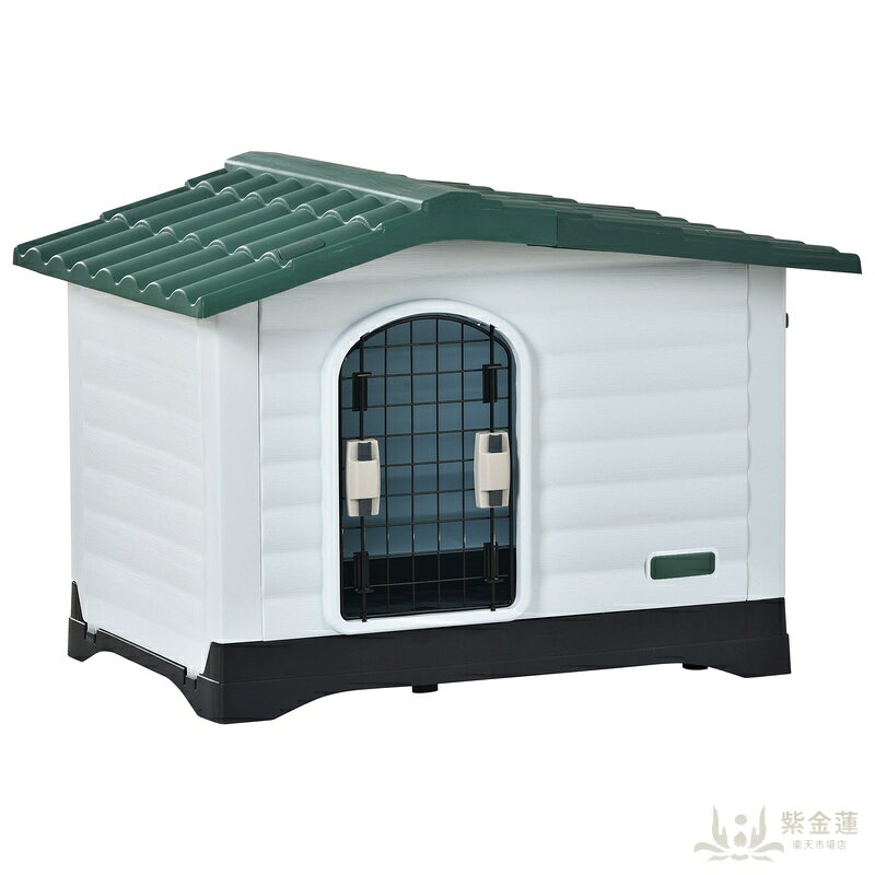 カテゴリ 紫金蓮楽天市場へようこそ！ご愛顧いただきありがとうございます 商品特徴 point1：愛犬の居心地の良い小屋:四季通用・通気性抜群・高耐久PP製・頑丈な作り・水洗いOK・組立カンタン point2：耐久性が高いPP製、お手入れ簡単！高品質なPPプラスチック製で耐久性に優れ、長くご愛用できます。 point3：木製よりも雨除け性能が抜群で、丸洗いが可能なので汚れも簡単に落とせ、いつでも清潔な状態を保てます。 point4： TYPE1.両開きドア付き、出入りが楽になり！ 1. ロックをつまんで押すとドアの開閉ができます。同時にロックを押すと、ドアを簡単に取り外せます。 2. ロックを回してサイドドアを取り外して、ペダルになり、スペースが広くなります。 TYPE2.格子状のドア 1. 格子状のドアは視認性と通気性に優れる。施錠できるのでもっと安心です。 2. ロックを回してサイドドアを取り外して、ペダルになり、スペースが広くなります。 point5：屋根設計、水たまりを防ぐ:屋根には棟を乗せることで雨漏れを防止し、雨の日も快適です。 point6：開閉調節可能な通気口付き、快適な温度・湿度を保ちやすいペット想いの機能です。 point7：室内設置もOK、お洒落な雰囲気で様々なお部屋にマッチします。 point8：湿気対策に足高タイプ 【組み立てビデオ】 商品仕様 素材：プラスチック ペット用品>>ベッド・家具 メインカラー：緑色 パッケージ1サイズ：81*55*24cm、1個、12kg 注意事項 ※当店はいま配送日時指定対応できません。設置しても対応しませんので、予めご了承ください。 ※使用時の破損や事故等につきましては責任を負いかねます。 ※海外輸入製品のため、箱が潰れる可能性がありますが、お気になる方はご注意ください。 ※ラッピングは対応しておりません。 ※予告なく仕様変更になる場合がございます。 ※日本語表記はございません。パッケージ言語は中国語もしくは英語です。 ※使用時の破損や事故等につきましては責任を負いかねます。 ※輸入品の為、輸送の際に生じるキズ・汚れ・箱潰れがある場合がございますが新品です。 ※サイズ・重量は、多少の誤差が生じる場合がございます。 ※あくまで画像はイメージですので、商品改良の為パッケージや一部仕様が少し変更になる場合もございます。 ※お使いのブラウザや設定により、画像と実際の商品との若干の色の違いが生じる場合がございます。 ※基本は全国一律発送無料と対応させていただきますが、沖縄・へお届けの場合は2000円の送料をご請求させていただきます。 ※こちらの対応と商品について何かご不満がありましたら、「悪い評価」を付ける前に一度当方とご連絡ください。出品者の誠意を持って最後まで対応いたします。 ※商品の輸送時間が長いため、発送していた際に外装の破損や輸送の途中に付いた小さなキズによる返品はお受付しかねます。 ※PC/携帯端末の画面仕様や、環境照明等により実際の商品と色合いや質感が異なる場合がございます。 品質保証 ※出品する商品は全て新品未使用です。 ※販売している商品は全て新品未使用です、倉庫から出荷前に商品検査必要ですので、商品箱を開封する場合もございます、予めご了承くださいいませ。 ※初期不良の場合は到着後1週間以内にご連絡ください。 ※初期不良の場合は写真やビデオをご提供下さい、確認後無料で新品交換もしくは御返金致しますのでご連絡下さい。 ※写真やビデオをご提供出来ない場合は技術者と確認できません、返品返金対応出来ない可能性が御座います、予めご了承ください。 関連キーワード（本商品の説明ではありません） 犬小屋 ドア付き ペットハウス ペットケージ プラスチック製 犬 室内犬 室外 ペットゲージ オシャレ ボブハウス ペットハウス ペットサークル L
