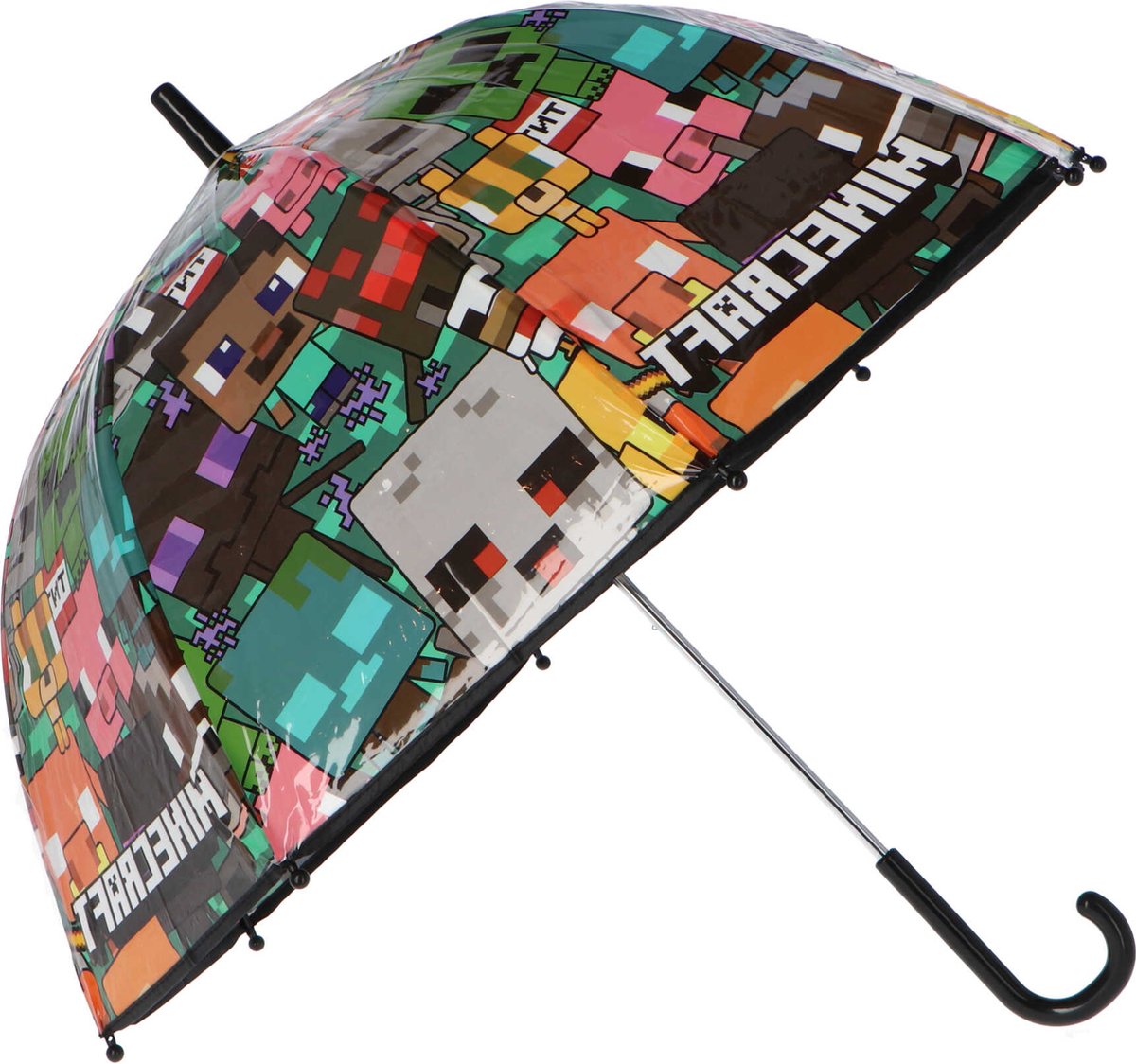 マインクラフト MINECRAFT 子供用 傘 手開き 親骨サイズ50cm 直径72cm 全長69cm umbrella