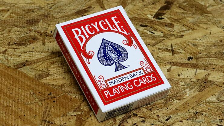バイスクル　BICYCLE　トランプ　プレイングカード　 メイデンバック　赤　MAIDEN BACK RED 　Bicycle Playing Cards　米国製　日時指定不可