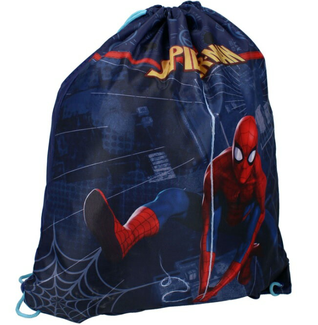 マーベル　スパイダーマン　MARVEL SPIDERMAN 　巾着袋　巾着　シューズバッグ　プールバッグ　体操服袋　44cm x 37cm 　日時指定不可