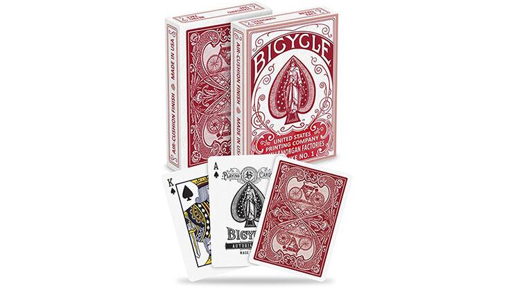 商品説明 商品名 バイスクル　BICYCLE　トランプ　プレイングカード　 Autobike No. 1 RED　Bicycle Playing Cards　米国製　日時指定不可 仕様 カードサイズ：88×63mm（ポーカーサイズ） 素材／材質 材質：紙（エアクッションフィニッシュ） ご注意事項 モニターの発色の具合によって実際のものと色が異なる場合がございます。ご了承ください。 その他 米国製。