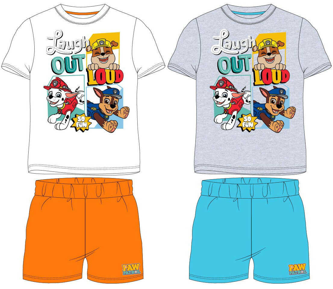 パウ・パトロール　PAW PATROL　 半袖 パジャマ　上下セット　Tシャツ 子供服 　ボーイズ　男の子　ガールズ　女の子　日時指定不可