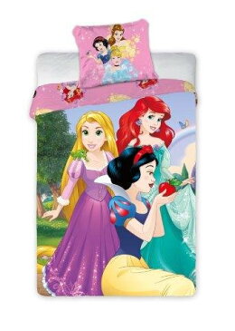 ディズニープリンセス ラプンツェル 白雪姫 アリエル シングル−セミダブル 掛け布団カバー+枕カバー セット
