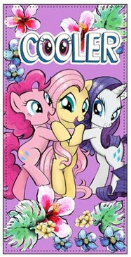 マイリトルポニー　my little pony ビーチタオル　バスタオル Beach Towel 　140cm x 70cm