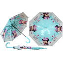 ディズニー ミニーマウス 子供用 傘 自動傘 ジャンプ傘 直径77cm Disney Minnie Mouse umbrella