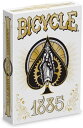 商品説明 商品名 バイスクル　BICYCLE　トランプ　プレイングカード　 1885　Bicycle 1885 Playing Cards 仕様 カードサイズ：88×63mm（ポーカーサイズ） 素材／材質 材質：紙（エアクッションフィニッシュ） ご注意事項 モニターの発色の具合によって実際のものと色が異なる場合がございます。ご了承ください。 その他 米国製。