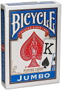 バイスクル BICYCLE トランプ プレイングカード ジャンボインデックス 青 JUMBO INDEX BLUE Bicycle Playing Cards 米国製 日時指定不可