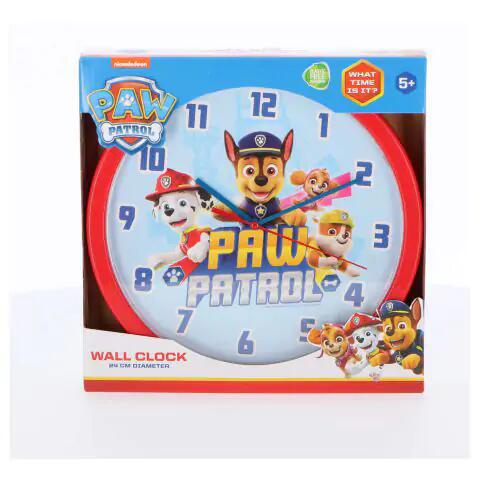 パウ・パトロール　パウパトロール　パウパト　PAW PATROL　掛け時計　時計　直径24cm　ウォールクロック　Wall Clock