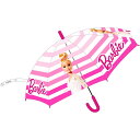 バービー Barbie 子供用 傘 自動傘 ジャンプ傘 透明 直径74cm 親骨サイズ43cm umbrella(4)