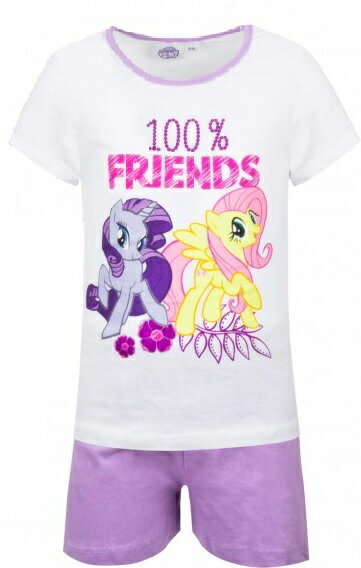 My Little Pony マイリトルポニー パジャマ 上下セット 半袖 Tシャツ 子供服　白