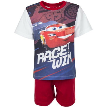 Disney Cars ディズニー カーズ Tシャツ パジャマ 半袖 上下セット 子供用 赤