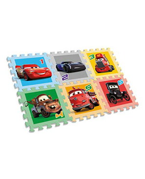 ディズニー カーズ Disney Cars ジョイントマット 90cmx60cm（30.5cm x 30.5cmが6枚）