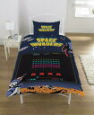 スペースインベーダー SPACE INVADERS ジュニア〜シングル 掛け布団カバー+枕カバー セット