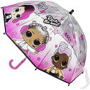 LOLサプライズ LOL SURPRISE! 子供用 傘 手開き 透明 親骨サイズ46cm 直径70cm umbrella