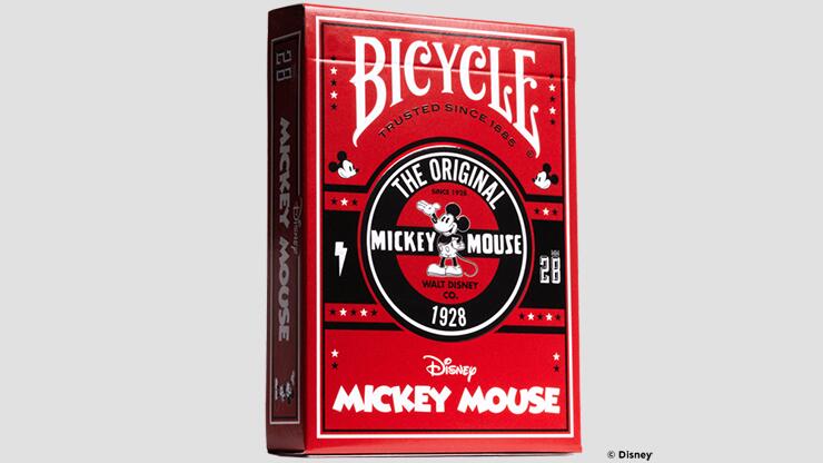 バイスクル　ディズニー　クラシック　ミッキーマウス　赤　トランプ　プレイングカード　Bicycle Disney Classic Mickey Mouse Playing Cards 米国製 レッド　日時指定不可