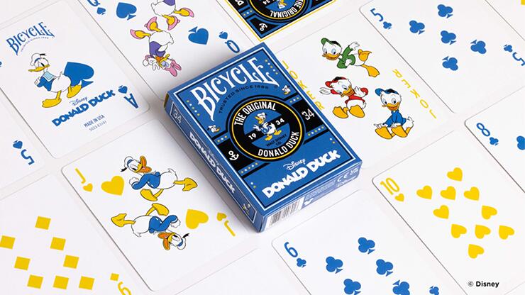 Siriusのバイスクル　ディズニー　ドナルドダック　トランプ　プレイングカード　Bicycle Disney DONALD DUCK Playing Cards 米国製 　日時指定不可｜アングル3