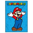 スーパーマリオ　Super Mario 　フリース　ブランケット　100cmx140cm