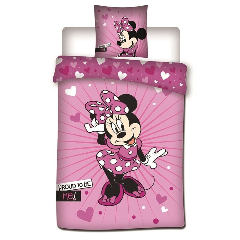 Disney Minnie Mouse ディズニー ミニーマウス シングルサイズ 掛け布団カバー+枕カバー セット