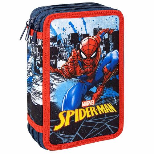 マーベル ペンケース 男の子 マーベル　スパイダーマン　文具セット　ペンケース　ペンシルケース　筆箱　文具ケース　文房具入れ　3段式