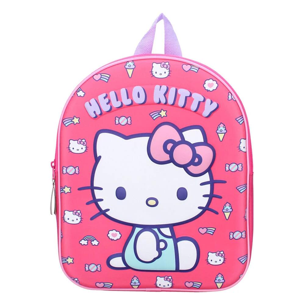 HELLO KITTY ハローキティ サンリオ バックパック リュックサック かばん 3D 32cm x 26cm x 11cm