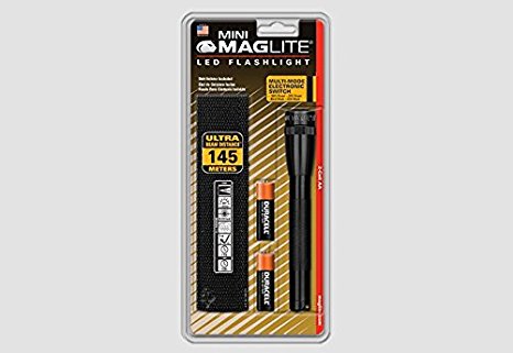 ミニ マグライト 単3×2本 SP2201H MINI MAG-LITE 2AA Cell LED FLASHLIGHT 黒 ブラック