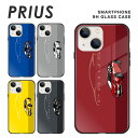 iPhone16e ケース iPhone16 iPhone16Pro iPhone15 iPhone15Pro iPhone14 iPhone14 Pro iPhone14 Plus iPhoneSE 第3世代 iPhone13 iPhone13Pro iPhone12 Pro ガラスケース 背面ガラス 背面 ガラス 強化ガラス TPU 9H くるま 車 プリウス PRIUS