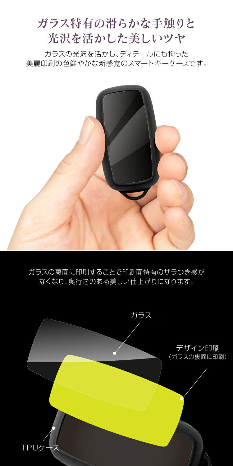 スマートキーケース タント タントカスタム 新型タントカスタム 新型タント LA650S LA660S スマートキー ケース カバー キーカバースマートキーカバー くるま 車 鍵 保護 傷 防止 おしゃれ かわいい メンズ レディース ガラス TPU アニマル柄 3