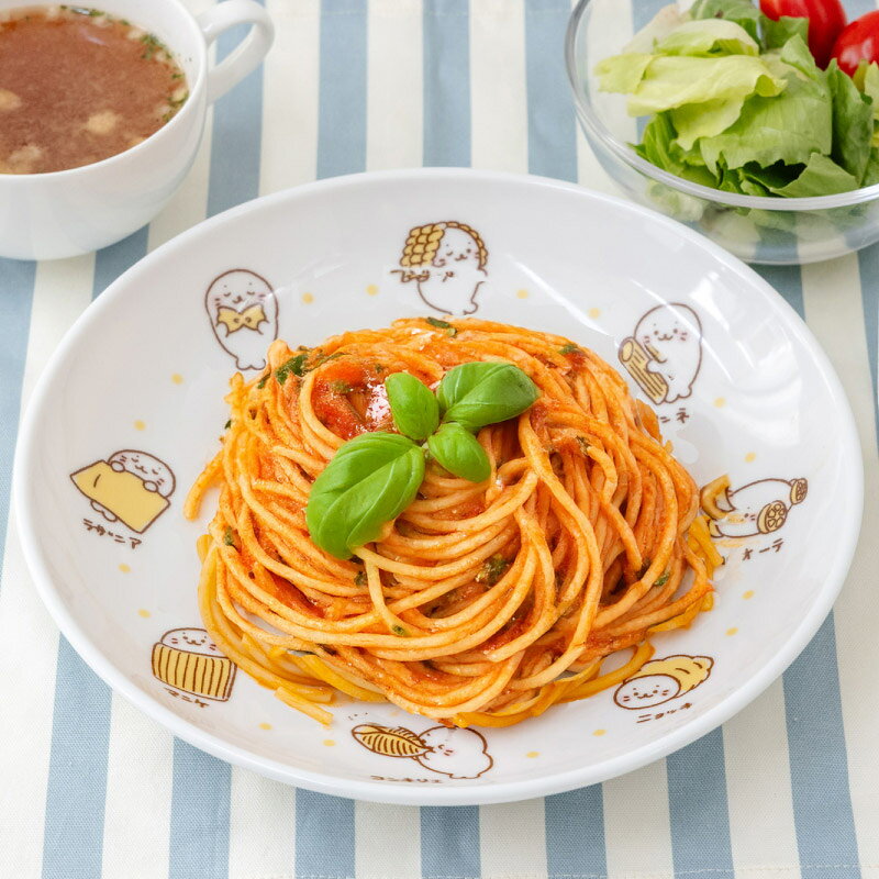 しろたん 公式 パスタな日のお皿 日本製パスタ皿 皿 円形 平皿 マルチプレート おうちカフェ 電子レンジ対応 食器 あざらし アザラシ かわいい キャラクター おしゃれ ギフト プレゼント 新生活 マザーガーデン 【秋アニメ化決定！】 sirotan-10014320 しろたんタウン サンプル画像2