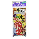 ささめ針(SASAME) D-308 波止際族のさぐり胴突 4号