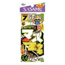 ささめ針(Sasame) W-741 マス玉ウキ(スレ鈎)3.6m 7号-ハリス0.8号