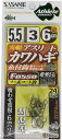ささめ針(SASAME) FSM26 実船カワハギ24本鈎6cmフッ素5.5.