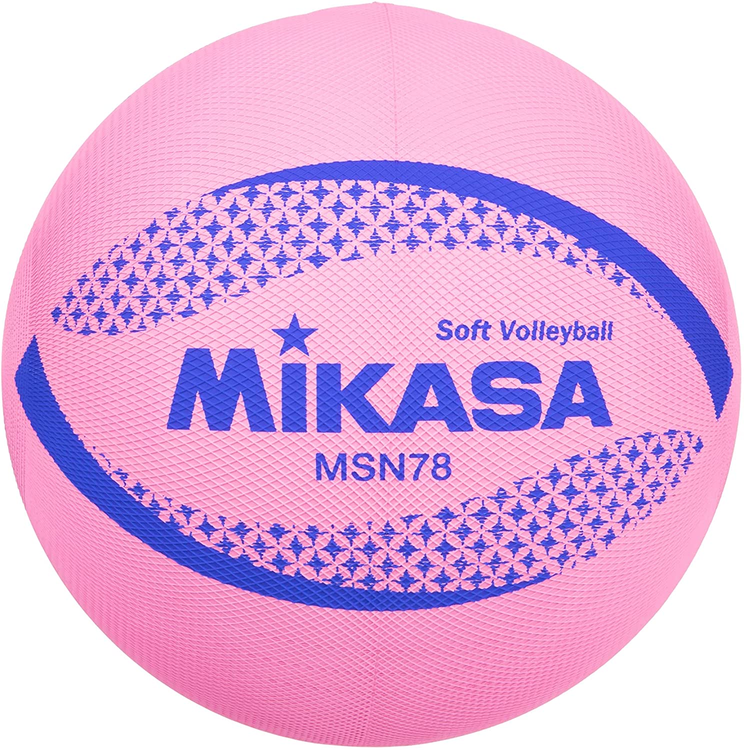 ミカサ(MIKASA) カラーソフトバレーボール 円周78cm 検定球(ピンク)MSN78-P