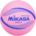 ミカサ(MIKASA) カラーソフトバレーボール 円周78cm 検定球(ピンク)MSN78-P