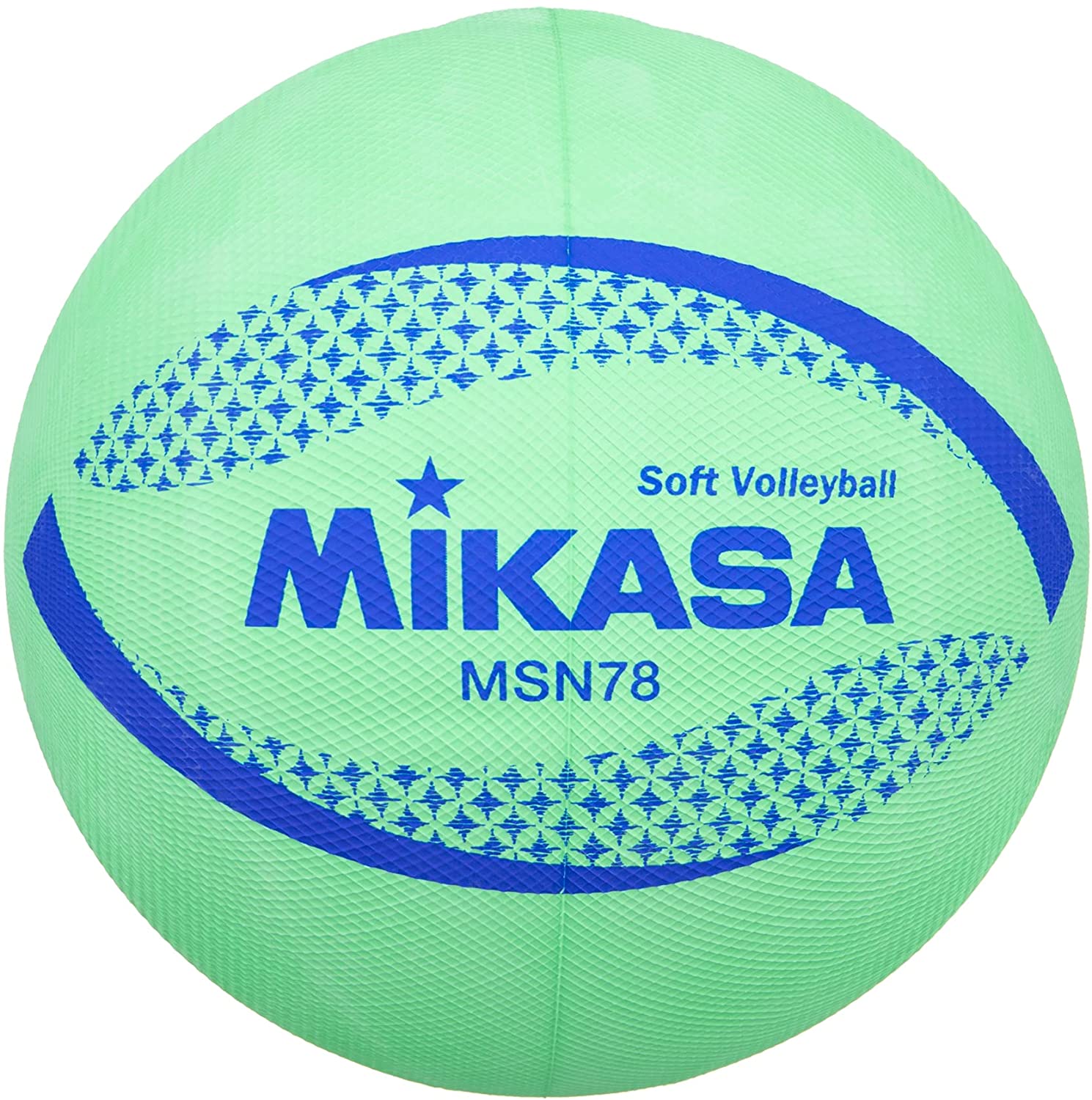 ミカサ(MIKASA) カラーソフトバレーボール 円周78cm 検定球(グリーン)MSN78-G