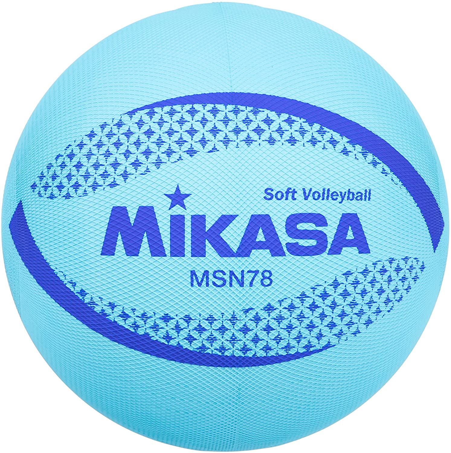 ミカサ(MIKASA) カラーソフトバレーボール 円周78cm 検定球(ブルー)MSN78-BL