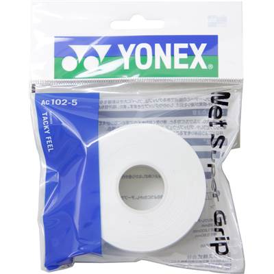 ヨネックス YONEX テニス バドミントン グリップテープ ウェットスーパーグリップ 詰め替え用 5本入り AC1025 ホワイト