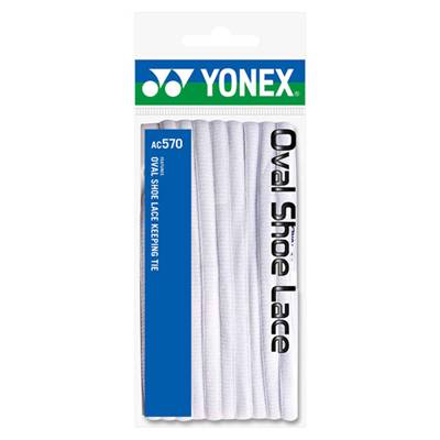ヨネックス(YONEX) オーバルシューレース AC570 011 ホワイト 130cm