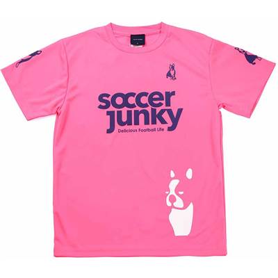 [サッカージャンキー] Tシャツ SJ0699 蛍光ピンク×パープル XLのサムネイル