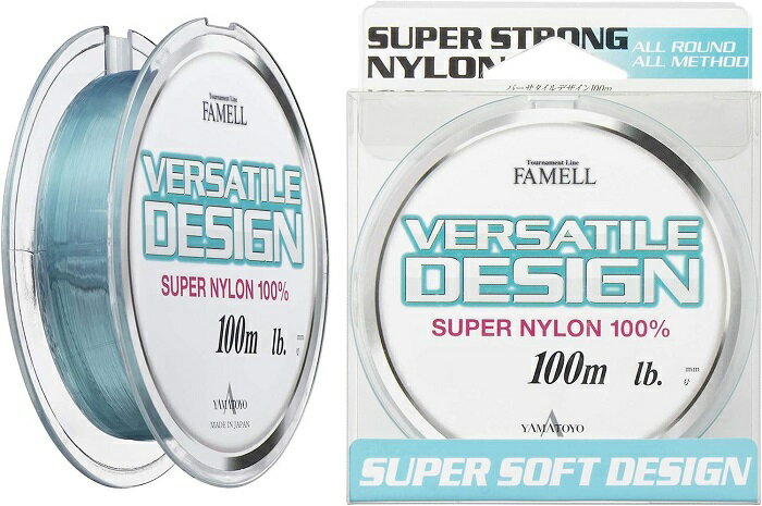 ヤマトヨテグス(YAMATOYO) ナイロンライン バーサタイルデザイン 100m 1.5号 6lb レイクブルーのサムネイル