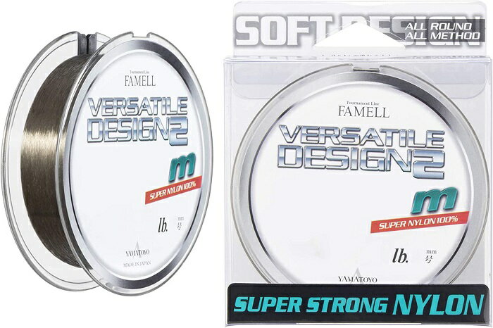 ヤマトヨテグス(YAMATOYO) ナイロンライン バーサタイルデザイン2ナイロン 300m 3号 12lb ブラウンのサムネイル