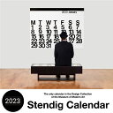 【 2023 Stendig Calendar 】11月20日頃〜順次発送予定　ステンディグ カレンダー 2023By Massimo Vignelli 正規販売店