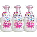 和光堂 ミルふわ 全身ベビーソープ 泡タイプ 本体 450mL【3個セット】皮ふアレルギーテスト済み　低刺激・無香料・無着色・パラベン無添加・ノンアルコール・無鉱物油・乳由来成分不使用　アサヒグループ食品株式会社