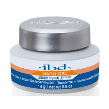 ibd LEDフレンチエクストリームジェル クリア 2/1oz/14g 美しいジェルフレンチネイルを作るために開発されたシリーズ ハードジェル・ソフトジェルの仕上げコンペティションにおすすめ 黄ばみの少ないツヤと透明感 LEDライト対応