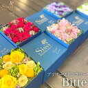 フラワーボックス 母の日 【5月16日～順次配送】 プレゼント 花 花束 ギフト プリザーブドフラワー 『ビッテ』 退職祝い プレゼント 女性 男性 上司 電報 結婚式 おしゃれ 花 祝電 結婚記念日 妻 両親 誕生日 誕生日プレゼント 母親 新築祝い 母の日 卒業 入学