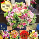 5月12日~順次発送 母の日 ラウンドアレンジメント LLサイズ バラ フラワー 薔薇 お祝い フラワーアレンジ フラワーアレンジメント お花 フラワーギフト ...